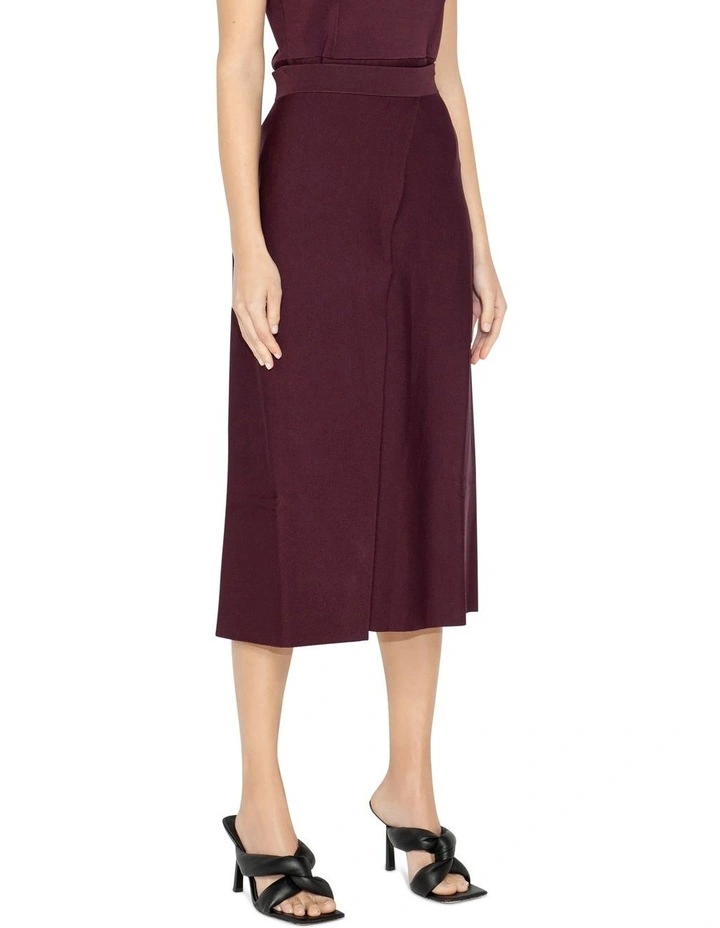 Best reviews of βοΈ Cue Double Faced Wrap Knit π Skirt In Plum π - Image 3