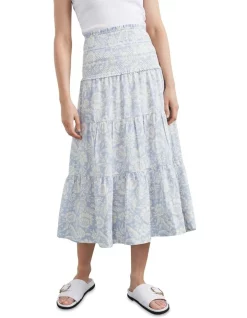 Best deal π French Connection Foulard Shirred Midi π Skirt π