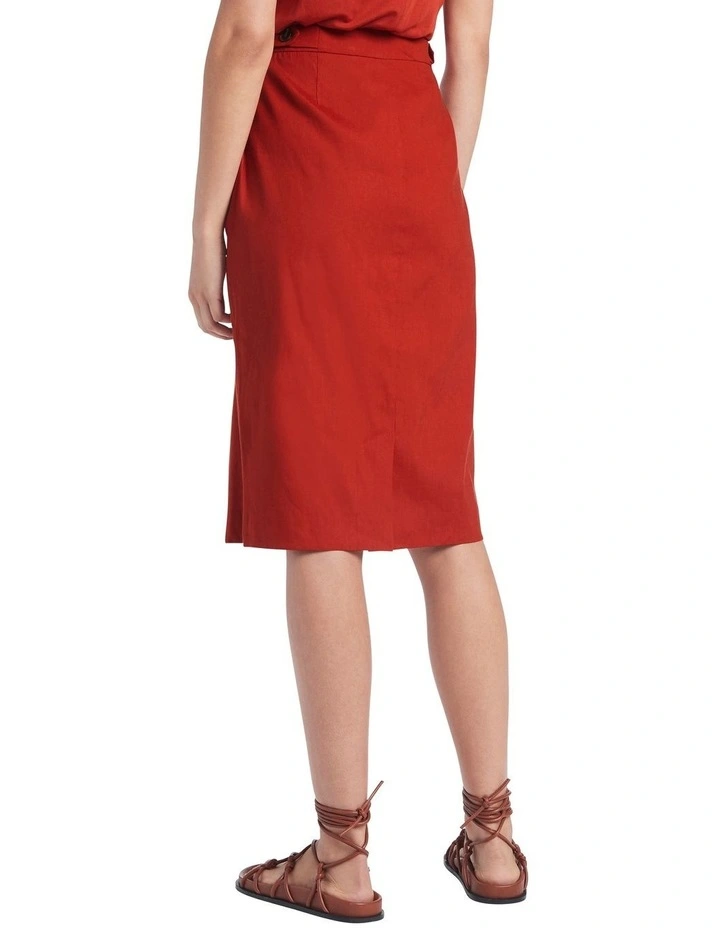 Best Pirce π David Lawrence Larsa Pencil π Skirt Red π - Image 3
