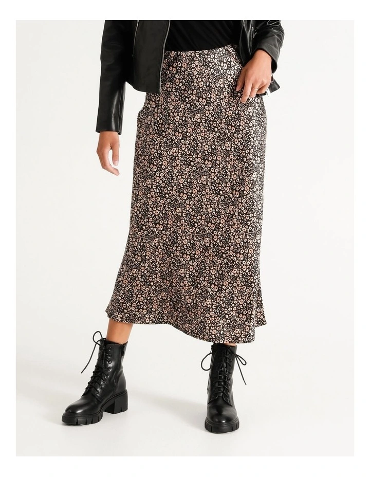 Buy π₯° Piper Viscose Slip π Skirt Brown π - Image 3