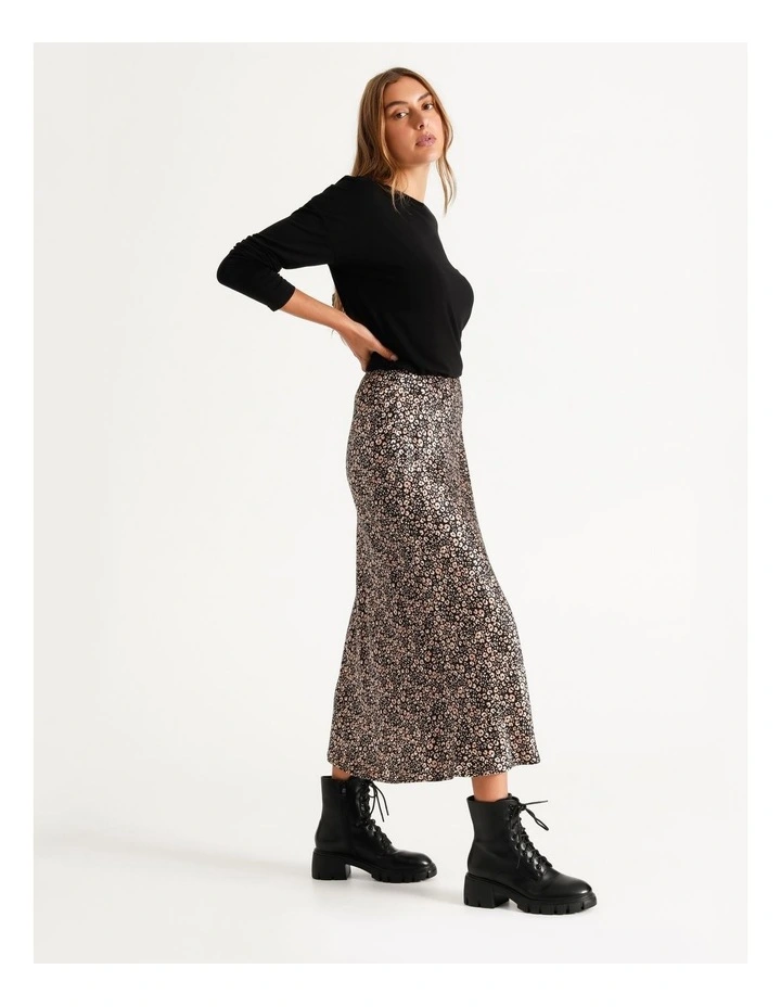 Buy π₯° Piper Viscose Slip π Skirt Brown π - Image 5