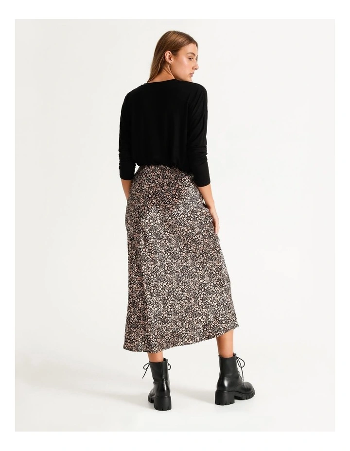 Buy π₯° Piper Viscose Slip π Skirt Brown π - Image 6