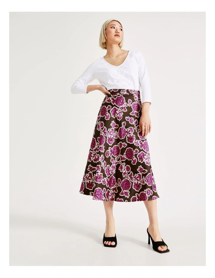 Promo β Basque Satin Bias Midi π Skirt In Pink π₯° - Image 3
