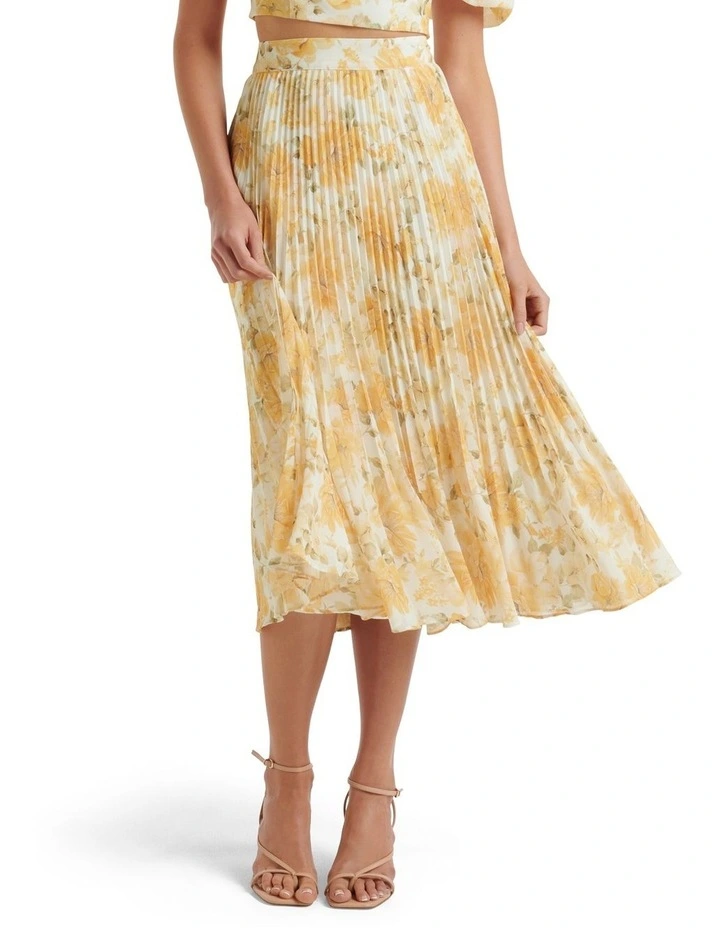 Hot Sale π Forever New Hazel Pleated Midi π Skirt In Gold β¨