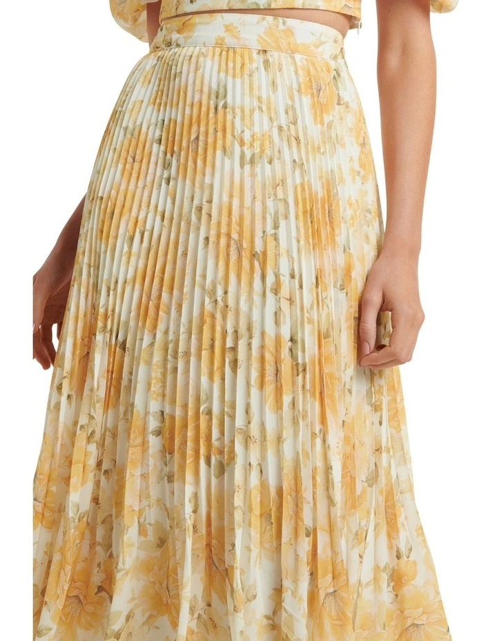 Hot Sale π Forever New Hazel Pleated Midi π Skirt In Gold β¨ - Image 4