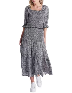 Wholesale 😍 Sass Dayla 👗 Skirt Black Ditsy 😍