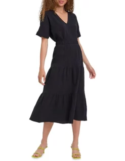 Cheap ⭐ Vero Moda Natali High Waisted Cotton 👗 Skirt In Black 🧨