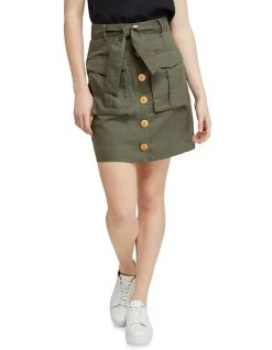 Wholesale 😀 Oxford Izzy Button Through 👗 Skirt 🛒