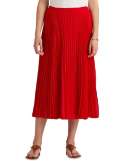 Discount 👏 Lauren Ralph Lauren Pleated Chiffon 👗 Skirt 👏