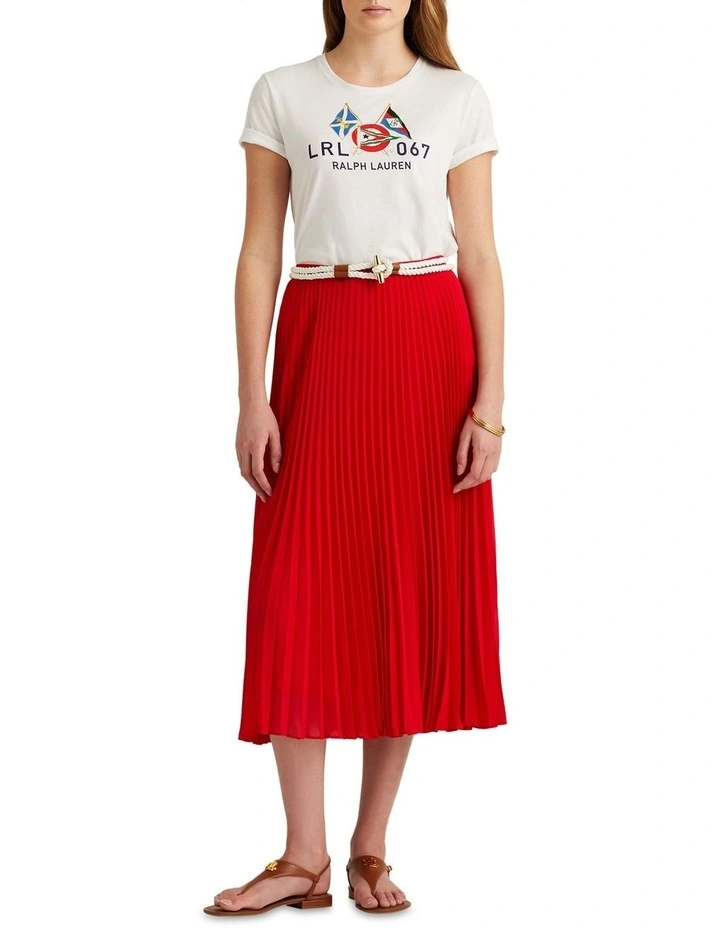 Discount π Lauren Ralph Lauren Pleated Chiffon π Skirt π - Image 3