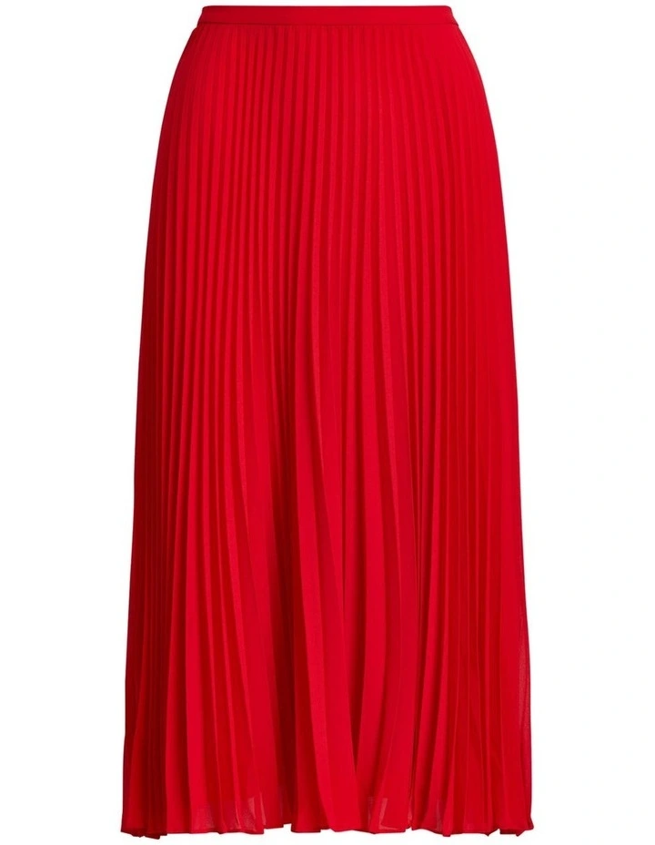 Discount π Lauren Ralph Lauren Pleated Chiffon π Skirt π - Image 4