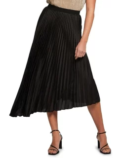 Best Sale π€© Stella Asymmetric Pleated π Skirt In Black π
