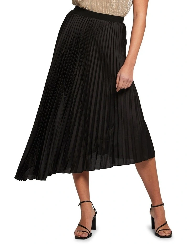 Best Sale π€© Stella Asymmetric Pleated π Skirt In Black π