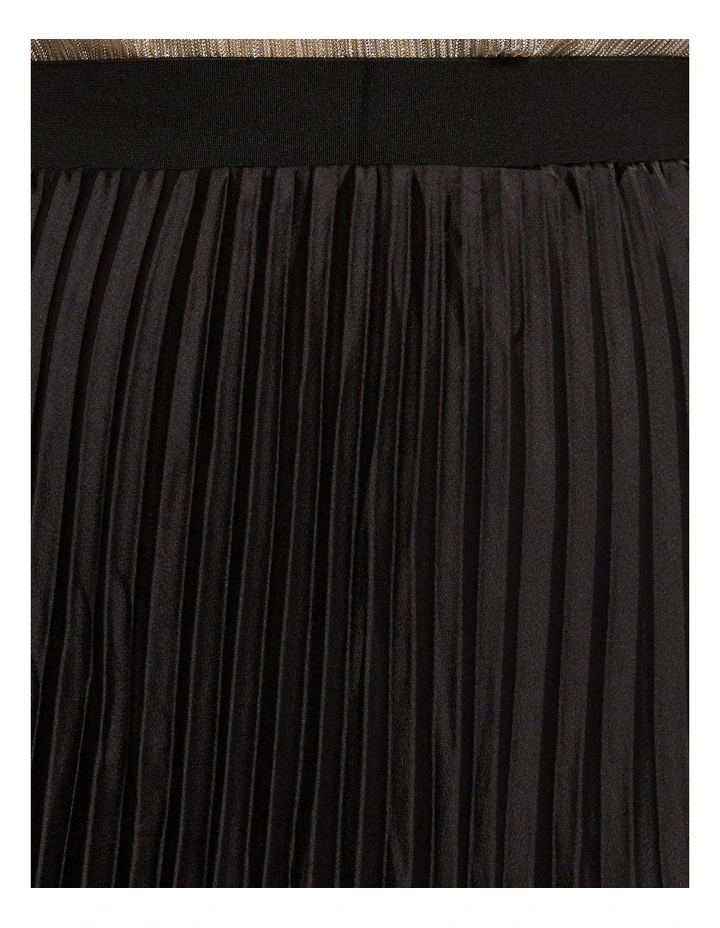 Best Sale π€© Stella Asymmetric Pleated π Skirt In Black π - Image 5