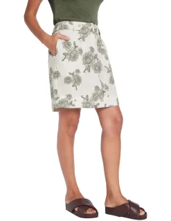 Hot Sale β¨ David Lawrence Laisa Linen π Skirt In Ecru Multi π