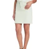 Coupon 😍 David Lawrence Rylee Denim Mini 👗 Skirt In Pistachio 🎉