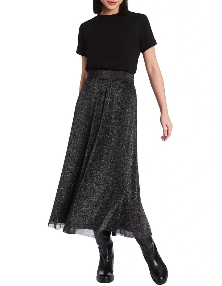 Coupon βοΈ Marcs Ruby Sparkles π Skirt In Black/Silver π - Image 4
