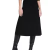 New 🌟 David Lawrence Chavi Knit Midi 👗 Skirt In Black 😍