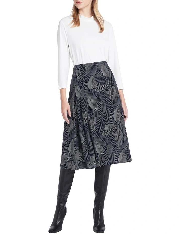 Hot Sale π David Lawrence Elora Pleat π Skirt In Navy π - Image 2