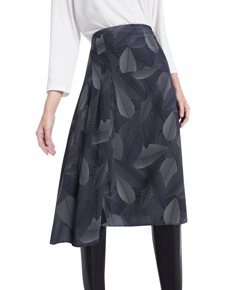 Hot Sale π David Lawrence Elora Pleat π Skirt In Navy π - Image 4