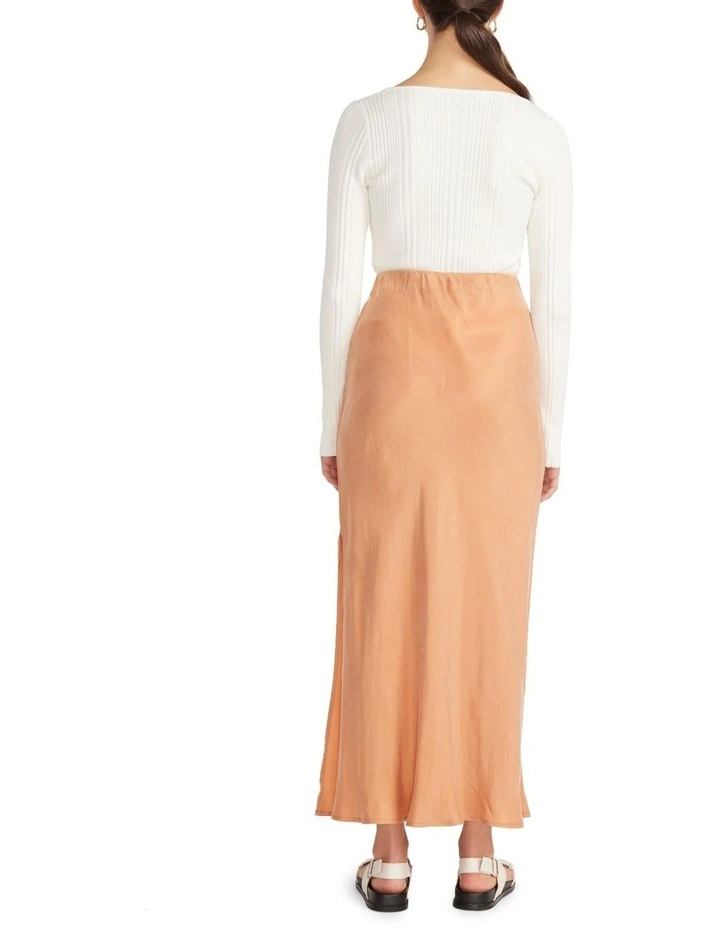 Discount π Staple The Label Elsie Cupro Bias Slip π Skirt Ginger β - Image 2