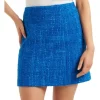 New 😉 Forever New Luna Boucle Mini 👗 Skirt In Cobalt Blue ⭐