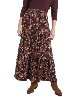 Outlet 🎁 French Connection Floral Tiered 👗 Skirt 🎁