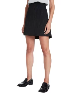 Brand new π― Marcs Cher Pinstripe π Skirt Black/Silver π