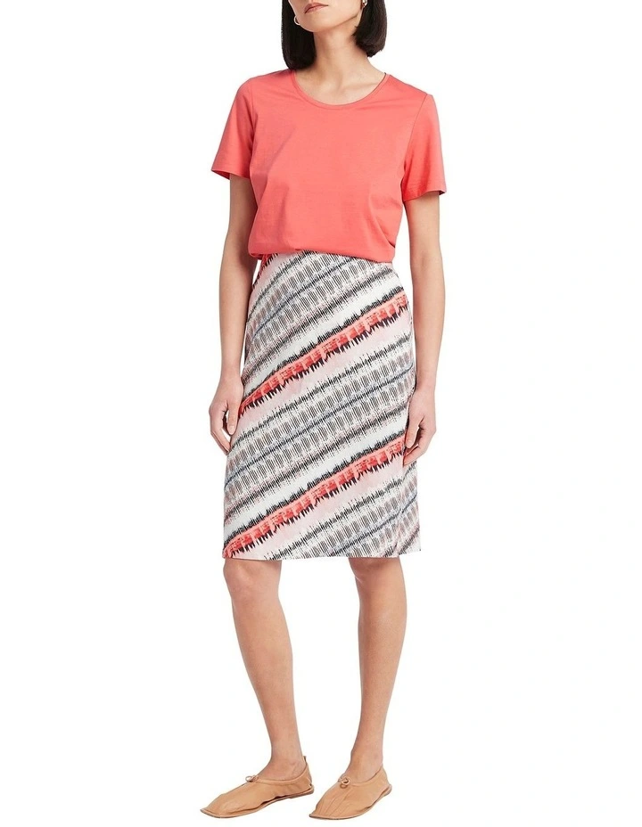 Top 10 π David Lawrence Flynn Printed Linen π Skirt π - Image 2