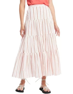 Outlet 🥰 David Lawrence Alves Tiered 👗 Skirt ❤️