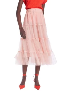 Wholesale 🎁 Marcs Tulle The World 👗 Skirt In Rose Dust 🎉