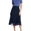 Best Sale 🤩 David Lawrence Rima Midi 👗 Skirt In Navy 🎉