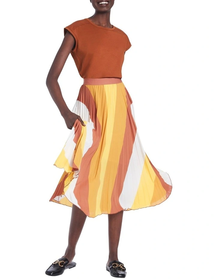 Flash Sale 𧨠Marcs Big Little Lines Pleat π Skirt In Mimosa Multi β - Image 2