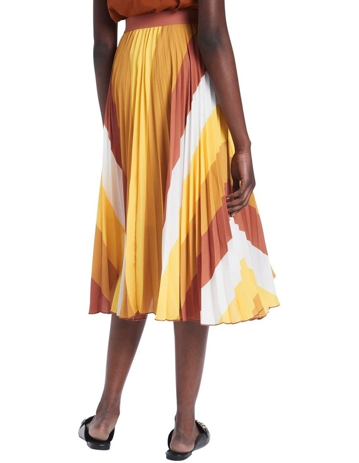 Flash Sale 𧨠Marcs Big Little Lines Pleat π Skirt In Mimosa Multi β - Image 3