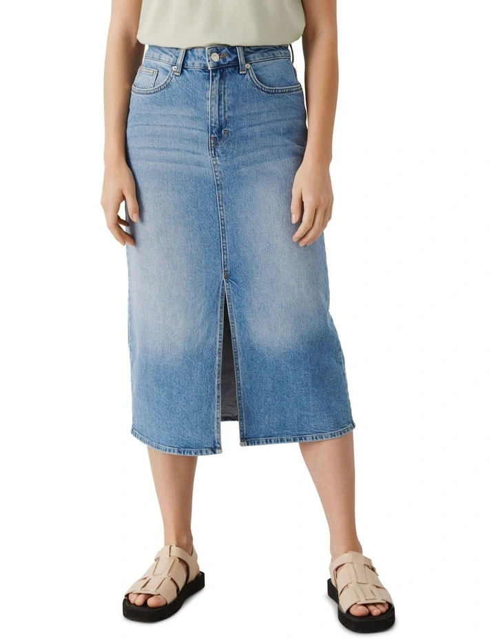 Best reviews of π― Part Two Dilinpw Denim π Skirt Light Blue π― - Image 3