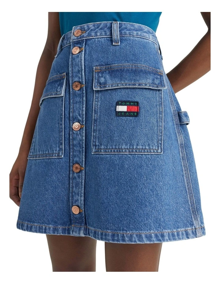 Cheap π€© Tommy π Jeans Badge Mini π Skirt In Blue π― - Image 2