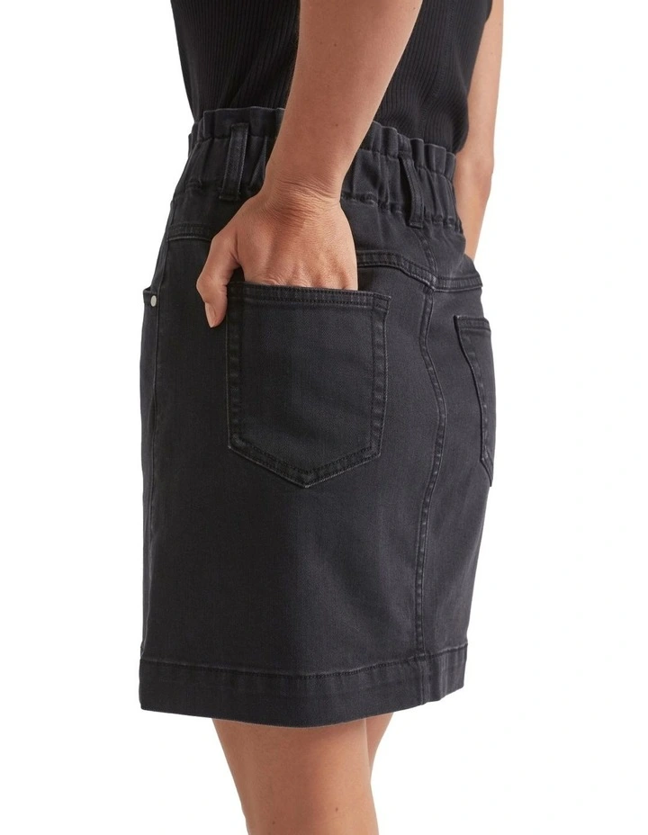 Best Sale β Seed Heritage Core Denim Paperbag Mini π Skirt π - Image 3