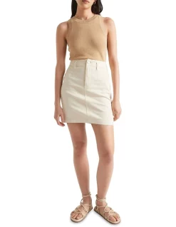 Deals β Seed Heritage Denim Fitted π Skirt In Magnolia π