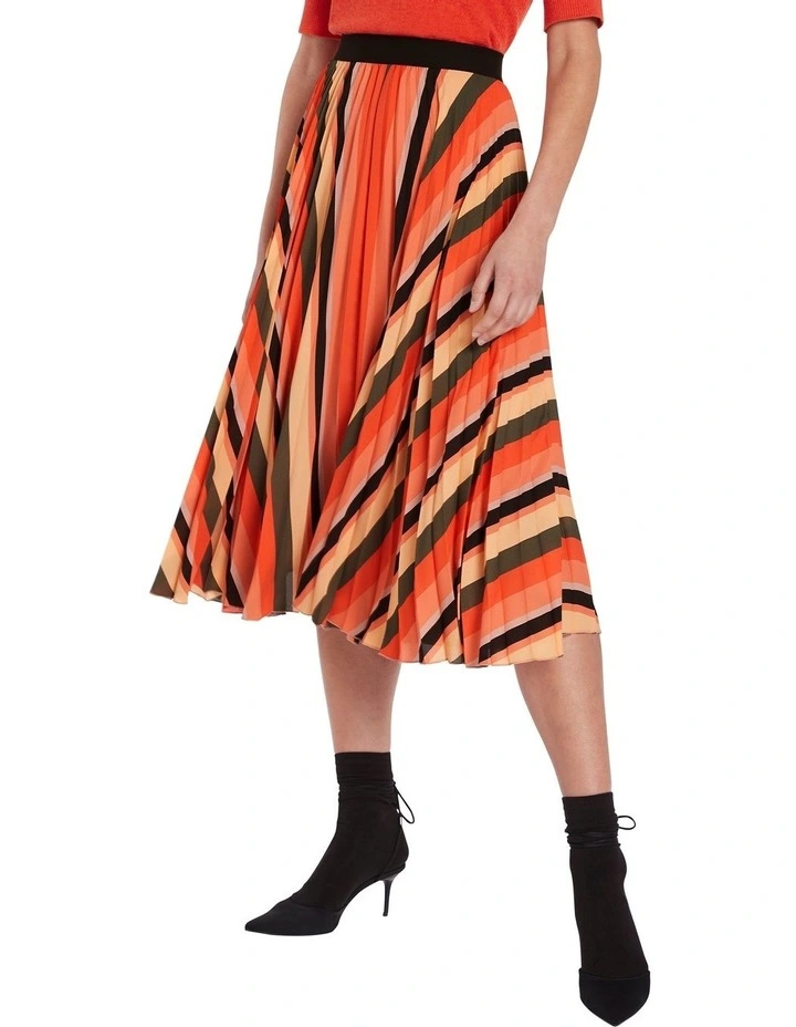 Hot Sale π Marcs Love And Pleats π Skirt In Khaki Multi π