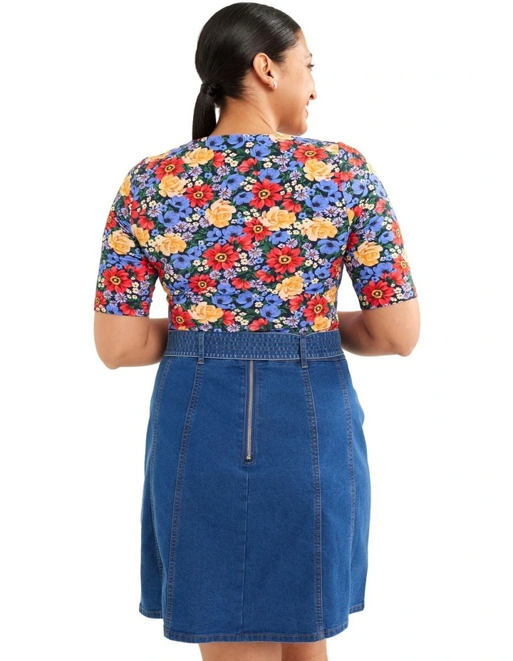 Budget βοΈ Review Natalee Denim π Skirt In Blue β¨ - Image 2