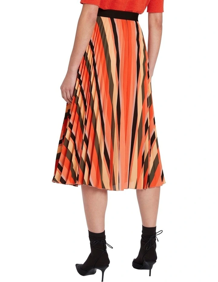 Hot Sale π Marcs Love And Pleats π Skirt In Khaki Multi π - Image 3