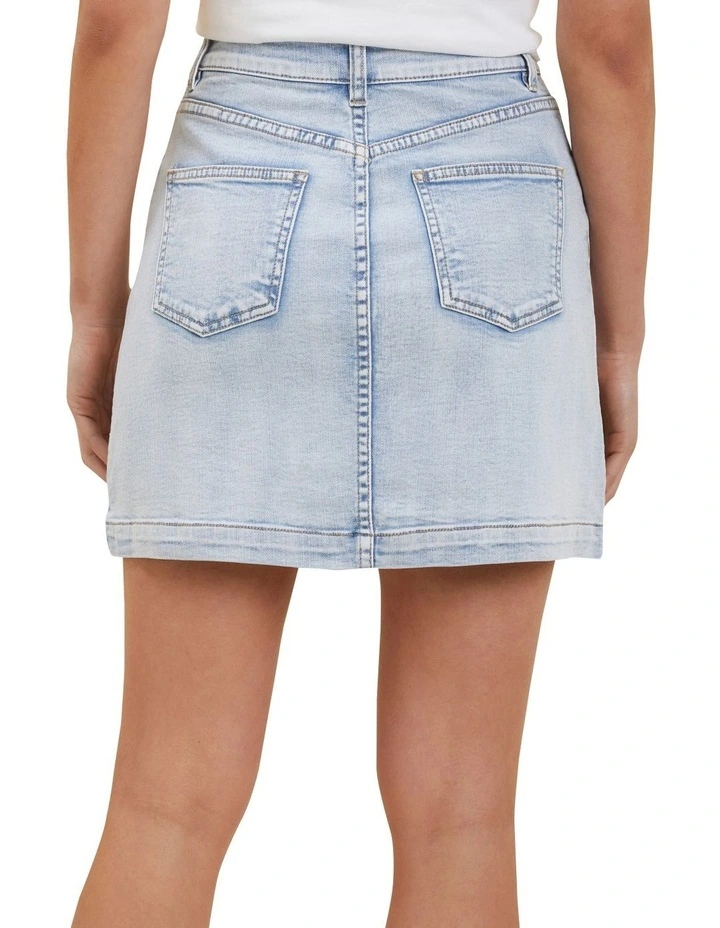 Outlet βοΈ Seed Heritage Core Denim A Line Mini π Skirt π― - Image 3