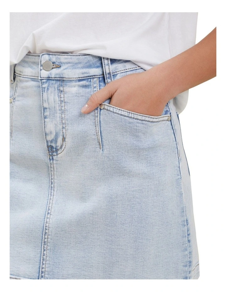 Outlet βοΈ Seed Heritage Core Denim A Line Mini π Skirt π― - Image 4