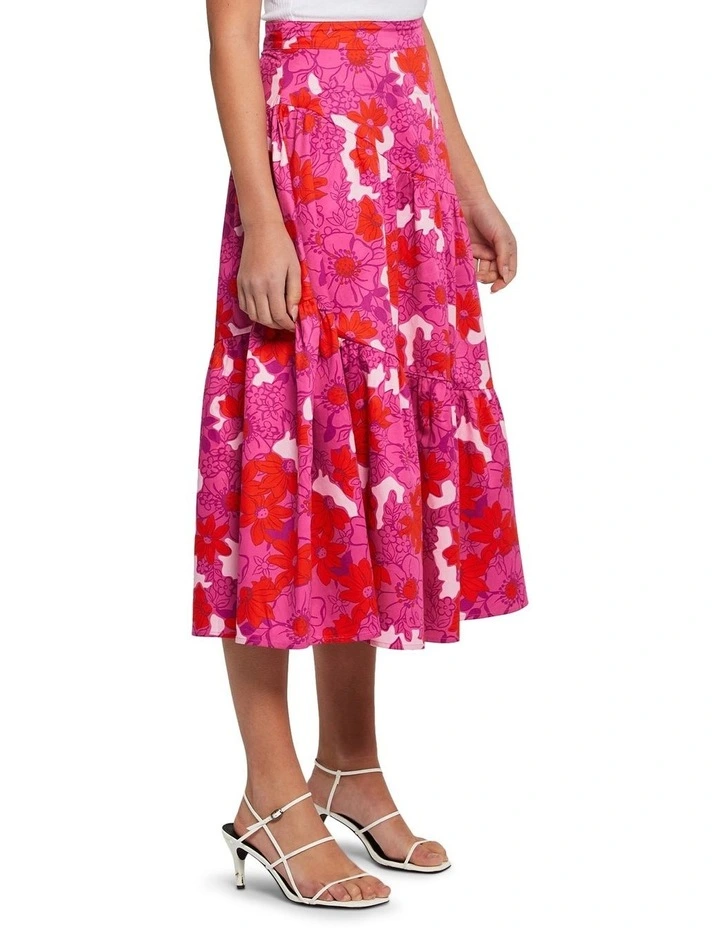 Cheap π― Stella Jolie Blossom Tiered π Skirt In Pink Multi π - Image 3